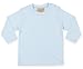 Larkwood Babies Long Sleeve Cotton T Shirt Pale Blue 18-24