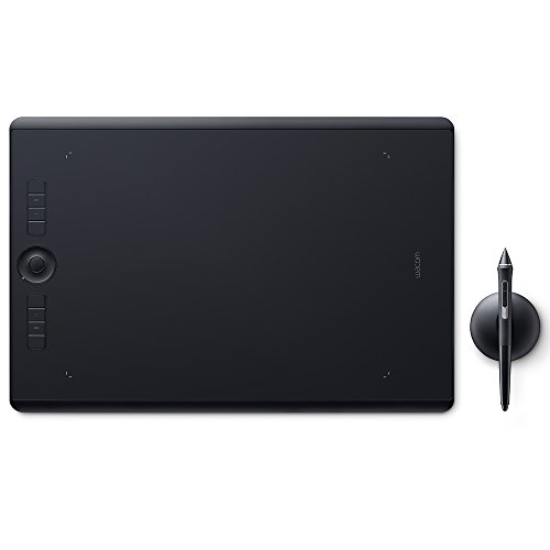 Wacom Intuos Pro Stifttablett Größe L / Grafiktablett inkl. Wacom Pro Pen 2 Eingabestift mit verschiedenen Spitzen / Kompatibel mit Windows & Apple - 2