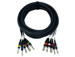 Preisvergleich Produktbild Omnitronic 30304736 Multikabel Snake 8x Klinke mono, 6m