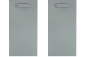 WANDBREITE Selbstklebendes Befestigungsset Bilderhalter Spiegelhalter Dibond-Aufhänger Haftbleche (2x Halter, 200x100mm)