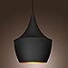Price comparison product image KLSD Premium Modern Pendant Light Retro Vintage Tom Dixon Design Black for Cafe Game Room Restaurant, Featuring an E27 Pendant Lamp Holder Pendant Light Shade