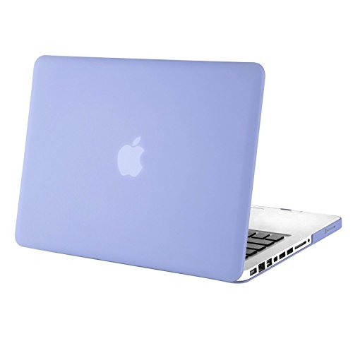 MOSISO Ultra Slim Plastik Hartschale Schutzhülle Hülle Snap Case für MacBook Pro 13 Zoll mit CD-ROM Drive (A1278), Serenity Blau
