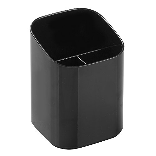 InterDesign 30693EU Bleistiftbecher für Büro oder Schreibtisch, schwarz