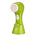 ACEVIVI Wateproof 2-in-1 Electric Facial Brush Cleansing System Massager Face Cleanser Brush with Stand Green, Vibration Type Cleansing Instrument