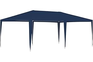 vidaXL Tendone per Feste 4x6 m Blu