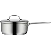 WMF Mini Sos Tenceresi, 16 cm, 1,2 L, Metal Kapaklı, İnd&uuml;ksiyon Uyumlu, Cromargan&reg; Y&uuml;ksek Kaliteli Paslanmaz &Ccedil;elik, &Uuml;st &Uuml;ste 