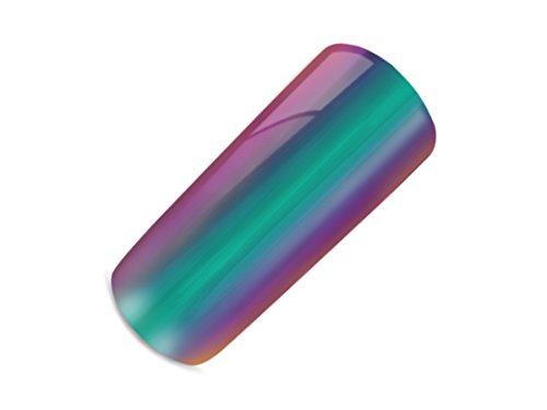 Nailart MIRROR CHROME FLIP FLOP Pigment Puder – CALYPSO – Nageldesign Spiegel Effekt Powder – Nail Glitzer Glitter Pulver Mirror Metallic – Nail Dekoration Nagelkunst Naildesign - 3