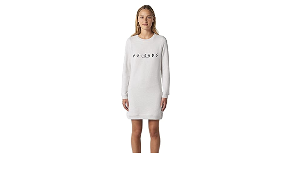Logo Ladies White Jumper Dress 