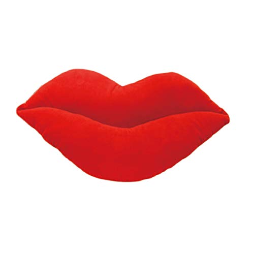 LIOOBO Home Decorativas cojín Rojo Labios con Forma de San valentín Regalo para Sofá Dormitorio