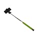 Produktbild ultron selfie cable Pro grün, Selfie-Stick mit Kamera-Auslöser am Griff, Für iphone, Galaxy und andere Smartphones, kabelgebunden