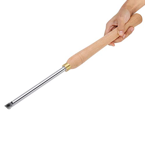 Preisvergleich Produktbild JCHUNL Drehmaschine Holzdrehwerkzeug Hartmetalleinsatz Schneidwerkzeuge Quadratische Spitze mit Holzgriff Holzbearbeitungswerkzeug New Hot