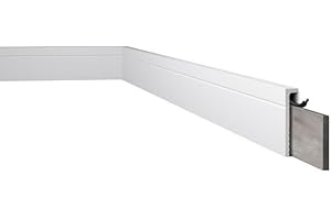 NOEL & MARQUET CF2 WALLSTYL Cubre zócalos - 110 x 22 x 2000 mm - NOËL & MARQUET - una marca de NMC - Poliestireno de alta densidad