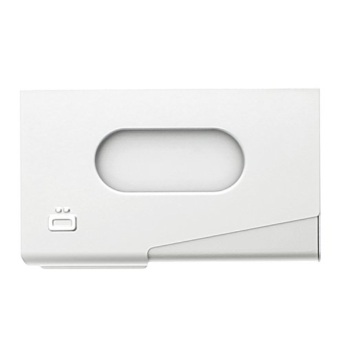 Preisvergleich Produktbild Ögon One Touch Aluminium Visitenkartenspender Silber