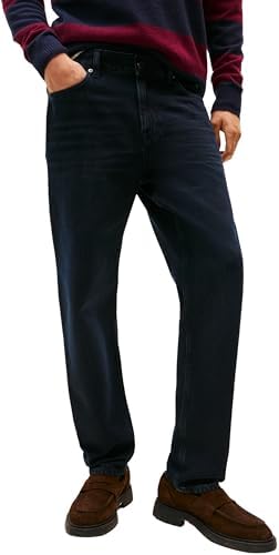 Tommy Hilfiger Uomo Jeans Harlem Windum Tapered Fit, Blu (Windum Blue Black), 32W/35L