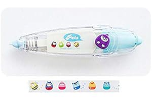 SUPERTOOL Decorative Correction Tape Pen, Cute, Vivid Design Patterns,Tumbler, for DIY/School/Decoration (1 Pcs)
