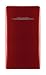 Produktbild bkitchen cool 120 rt Retro Kühlschrank, 120L, A++, rot Kühlgerät Standgerät, Gemüsefach + 1Stern Eisfach