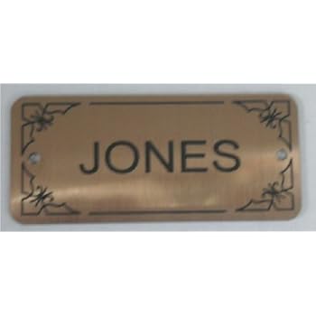 door sign personalised office name gold plaque any text engraved nameplate 40mm 90mm copper delivery