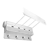 Completamente retractable Minky Cuerda para Colgar en Interiores Retractable - 12 m