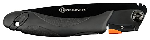 HEIMWERT Klappsäge aus ultra hartem Karbonstahl – Zweifach verstellbare Astsäge – Gartensäge mit Sicherheitsverschluss - 4