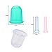 CuOmix 2PCS Silicone Cupping Cups Beauty Care Relieve Pain Therapy Massage Anti-cellulite Cupping