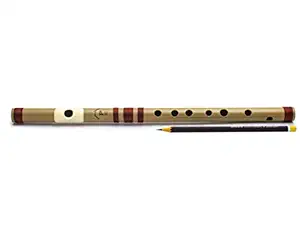 Radhe Flutes PVC Fiber F Sharp Bansuri Middle Octave Right Handed