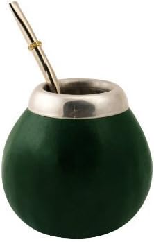 Mategreen M4200 Argentina Yerba Mate Gourd Cup with Straw by FLOKEL ENTERPRISES INC