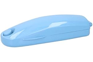 Cuisine Elegance Crumb Brush Table Sweeper Handheld Carpet Crumb Brush Collector Single Roller Vacuum Cleaner Crumb Dust Hair Pet Fur Cleaning Brush Carpet Sofa Home Kitchen Table (Blue)