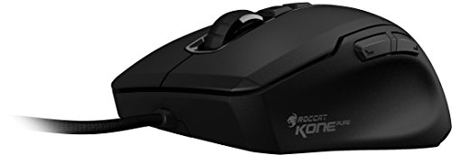 ROCCAT Kone Pure Owl-Eye - Ratón (Mano Derecha, Óptico, USB, 12000 dpi, 250 pps, Negro)