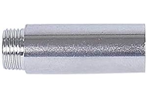 SOYTICH Rallonge de robinet avec filetage en acier inoxydable 1/2" - Longueur : 1 à 10 cm (extension de robinet) (10 cm)