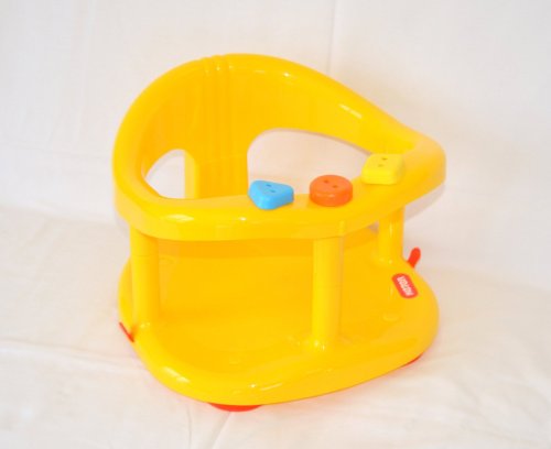 KETER Baby Bath Tub Ring Seat YELLOW Color NewBorn New Born Children Kid Infant Safety Chair