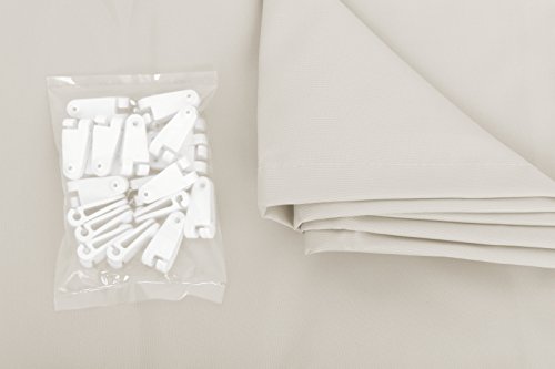 Windhager 10872 Sonnensegel für Seilspanntechnik 420 x 140 cm, uniweiß 2015 - 3