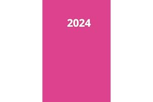 Agenda Giornaliera 2024: Un Giorno per Pagina |12 Mesi | Sezione Settimanale | Sezione Mensile | To Do List | Copertina Fucsia | Formato A5 (cm 15.24 x 22.86) | 448 Pagine