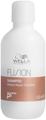 Wella Professionals Fusion Shampoo - Tecnologia Wella Professionals per capelli setosi - Shampoo professionale per capelli con aloe vera e vitamina E 100ml