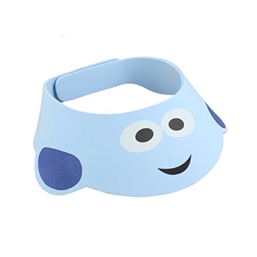 Malloom® Adjustable Baby Shampoo Shower Bathing Bath Protect Soft Cap Hat (Blue)