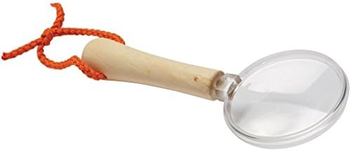 Early Years Child's Magnifying Glass - SCHOOL SCIENCE RESOURCE - Wooden Handled Kid's Magnifier for Minibeast/Bug/Insect Exploration