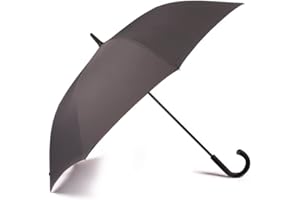 VOGUE- Paraguas Caballero. Paraguas largo elegante confeccionado con Tejido Pongee. Paraguas Wind Proff y Apertura Automático.
