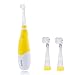 LemonBest® Gentle Vibrations Toothbrush LED Lights Child Electric Sonic Toothbrush Yellow