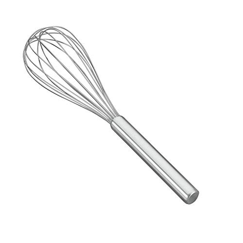 Metaltex - Batidor de acero inoxidable, mango tubular, 30 centímetros