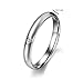 Aaishwarya Simplistic Silver Crystal Band (Ring) For Men/Boys & Women/Girls RS.359.00