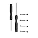 Produktbild TianranRT Für Garmin Fenix 5 Band Adapter Kits Armband Armband Verbindungselement 22mm + Bolzen Treiber (Schwarz)