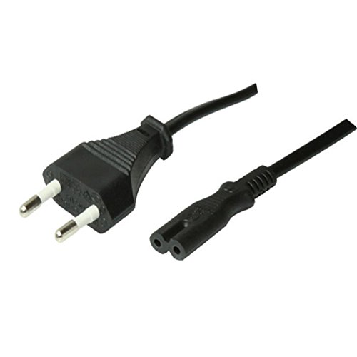 Preisvergleich Produktbild Netzanschlusskabel, Doppelnute, VDE, 2,0m