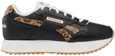 Reebok Glide Ripple Double, Scarpe da Ginnastica Donna, Washed Black/Washed Black/Chalk, 36 EU
