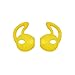 Produktbild Aolvo Design, rutschfest, aus Silikon, Sport, für die meisten iPhone Kopfhörer Headset-Kopfhörer, 2 Paar, gelb