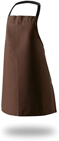 CHILDREN'S APRON LARGE SUITABLE FOR 8-12YRS 22"x25" CHOCOLATE