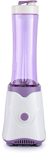 Standmixer Universalmixer Smoothie Mixer Blender Zerkleiner Ice Crusher 300 Watt Farbe Violett 2 Trinkflaschen - 5