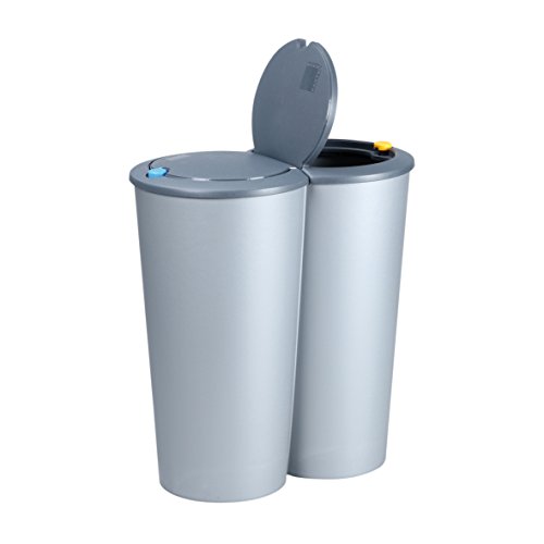 Preisvergleich Produktbild Mülleimer "Duo" 2x 25 liter