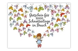 Preisvergleich Produktbild Sheepworld, Blinies, Postkarte, Gutschein für 1000 Schmetterlinge im Bauch