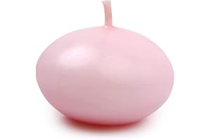 PartyDeco Świeczka Pływająca Dysk Zestaw Świeczek Pływających Różowa do Wazonu Akwarium Oczka Wodnego Dekoracja Stołu na Wesela Komunię Urodziny Tealight Podgrzewacze