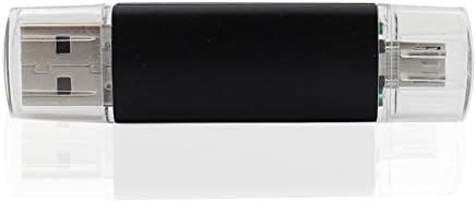 Mixse 16GB Micro Duo USB 2.0 OTG Flash Drive, 2-in-1 Memory USB Stick for Android Smartphones and Tablet Black
