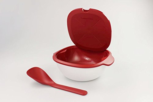 TUPPERWARE Thermo-Duo 2,25LWarmie-Tups Servieren+Servierlöffel Iso-Duo rot weiß 14864 - 6
